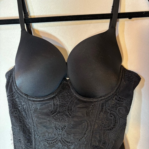 Flexees By Maidenform Body Control Shaping Slip Padded Underwire Bra 34 B - Picture 2 of 7